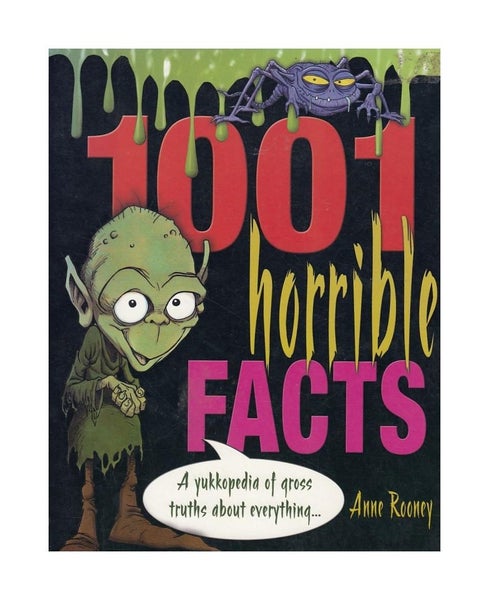 *** 1001 HORRIBLE FACTS by Anne Rooney *** [large format paperback] Carousel 1