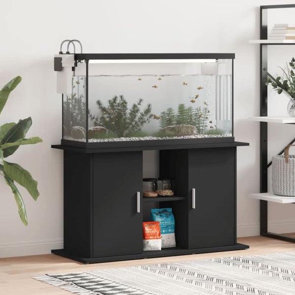 Aquarium Stand Black 101x41x58 Cm Engineered Wood Nttlbn Carousel 1