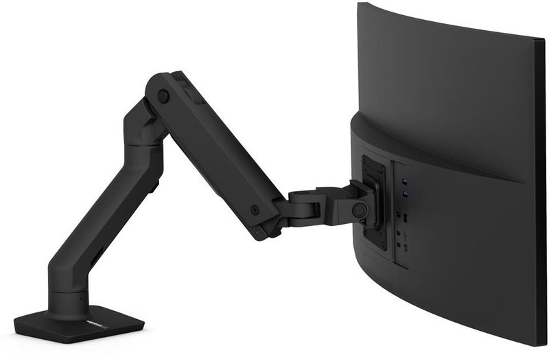 Ergotron HX Desk (Matte Black) Heavy Monitor Mount Carousel 1