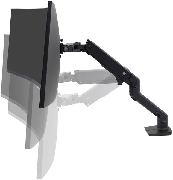 Ergotron HX Desk (Matte Black) Heavy Monitor Mount Carousel 2