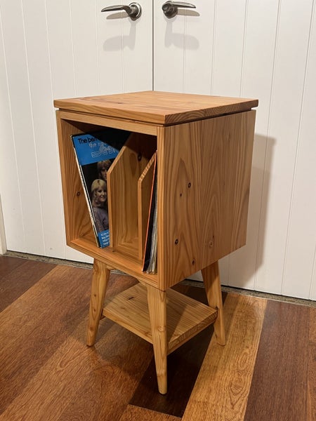 MSM Inspired Turntable/Vinyl Record Storage Cabinet in Solid Timber Carousel 2