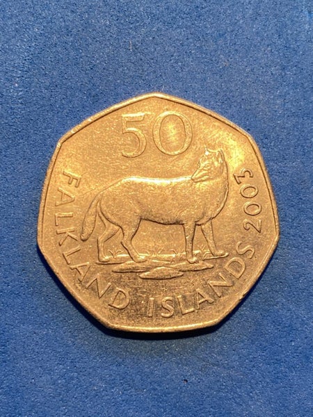 Falklands 50 Pence 2003 Carousel 1