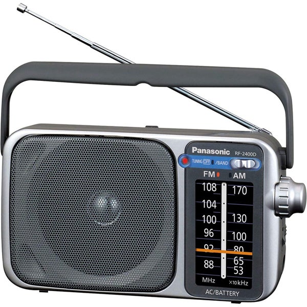 Panasonic RF-2400 Portable AM/FM Radio - Silver Carousel 1