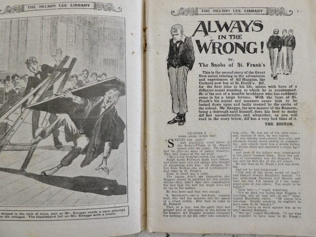 2x Nelson Lee Library 1923 - old British Boys story paper Carousel 2