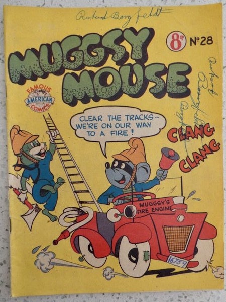 Muggsy Mouse no. 28 - old 1950s Australian comic Carousel 1