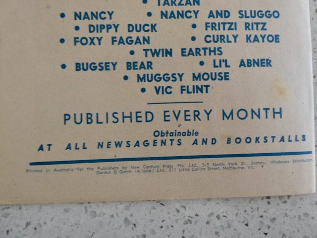 Muggsy Mouse no. 28 - old 1950s Australian comic Carousel 5