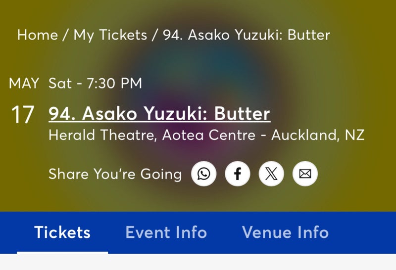 Asako Yuzuki ticket Auckland writers festival Carousel 1