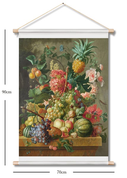 Floral Still Life Art Canvas Print Wall Art Carousel 1