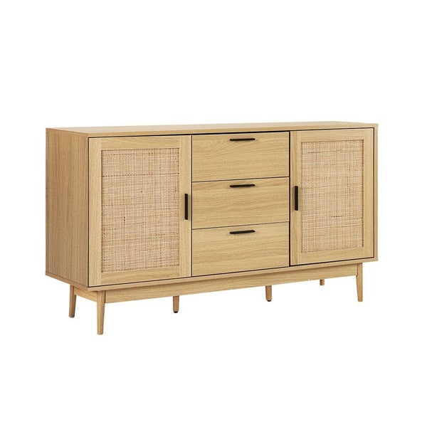 Artiss Buffet Sideboard Rattan Furniture Cabinet Storage Hallway Table Kitchen Carousel 1
