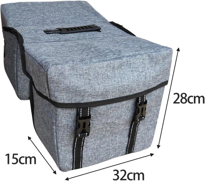 Bicycle Panniers Bag Bike Rear Rack Saddle Bags NZ Clearance Carousel 2