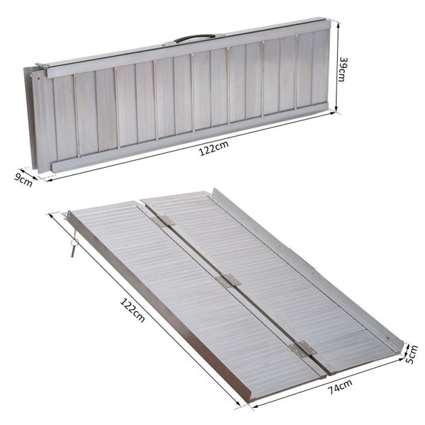 Folding wheelchair/mobility scooter ramp-4ft Carousel 1
