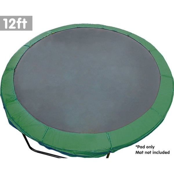 Trampoline 12ft Replacement Reinforced Outdoor Pad Cover - Green Carousel 1