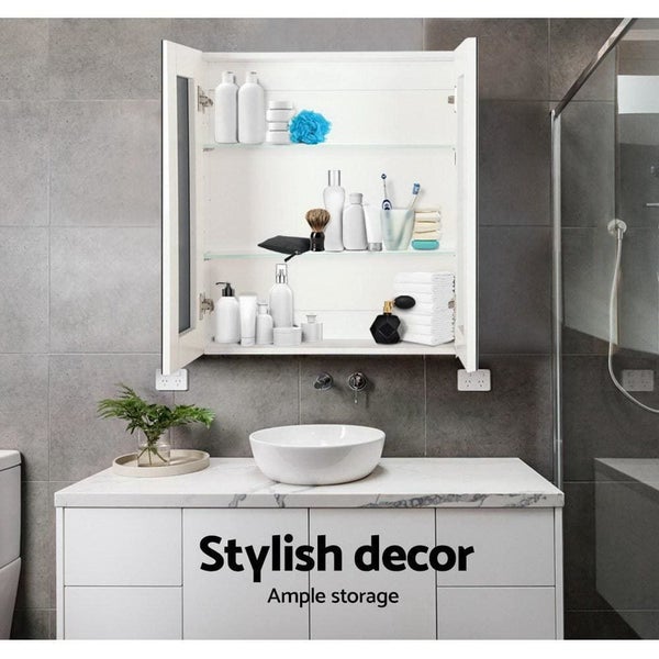 Cefito Bathroom Vanity Mirror with Storage Cabinet - White63039328293379114