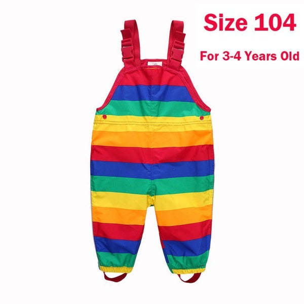 Kids Waterproof Overalls Pants Carousel 1
