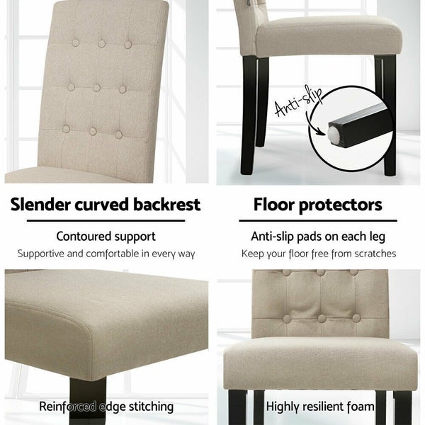 Dining Chair x 2 Wood Carousel 6