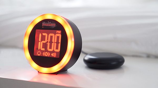 Oricom Wake ‘N’ Shake Loud Alarm Clock with Shaker Carousel 1