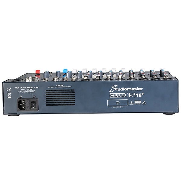 Studiomaster Club XS12+ Mixer with 8 Mic Preamps Carousel 2