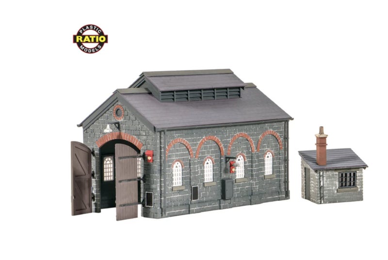 Ratio 522 Engine Shed Model Kit628638738117151118