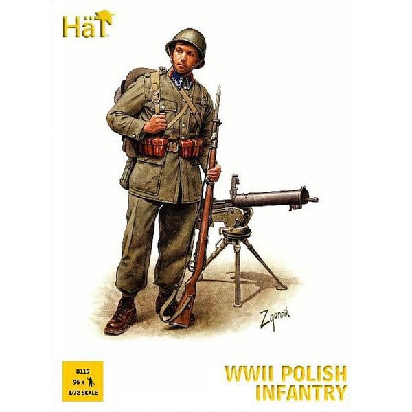 HaT WWII Polish Infantry Figures for Painting Carousel 1