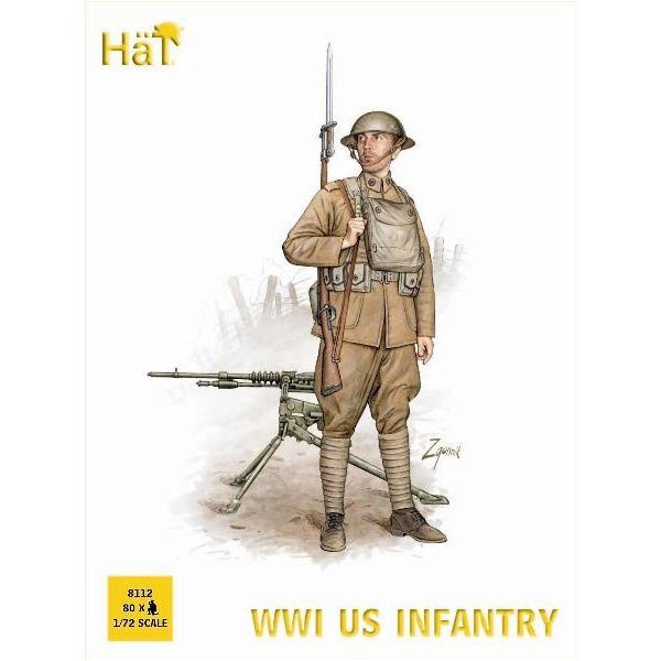 HaT WWI US Infantry Figures for Painting628638738339861114