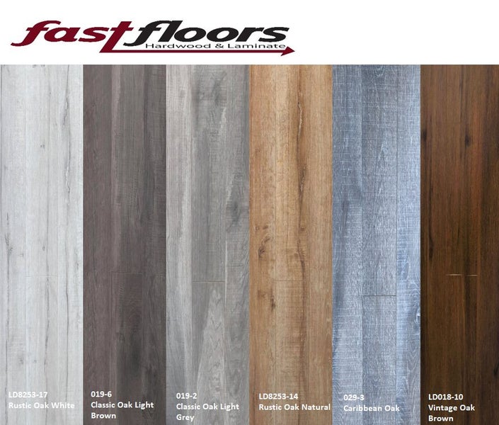 12mm Rustic Oak White $35/m2 incl gst & underlay Laminate flooring Carousel 8