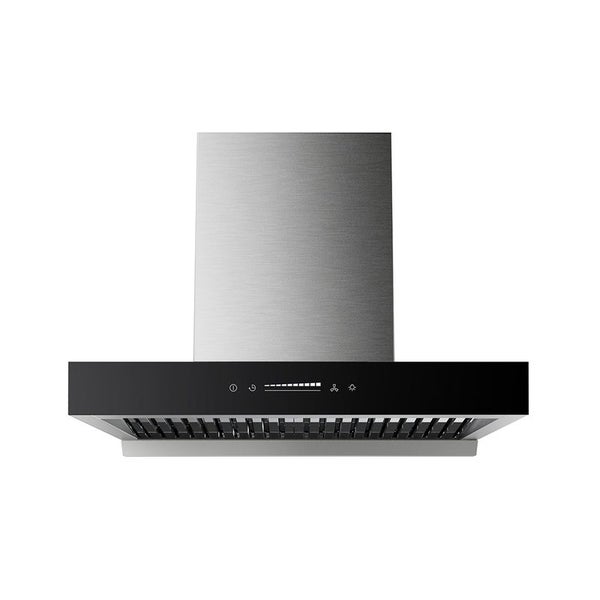 Robinhood 60cm Wall Canopy Rangehood - Stainless Steel Black Carousel 1