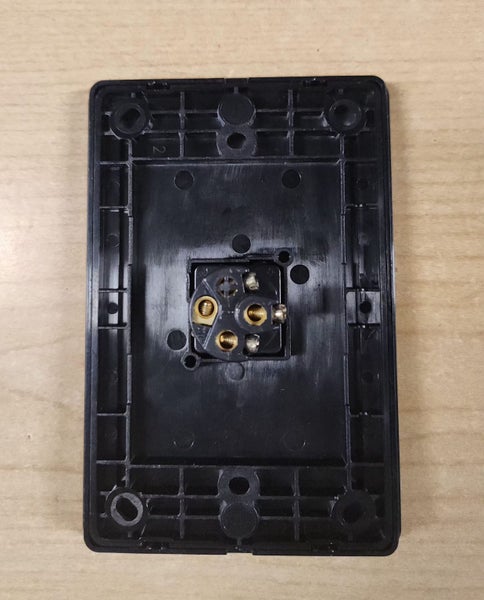 1G 2way switch Black aluminum H Carousel 3