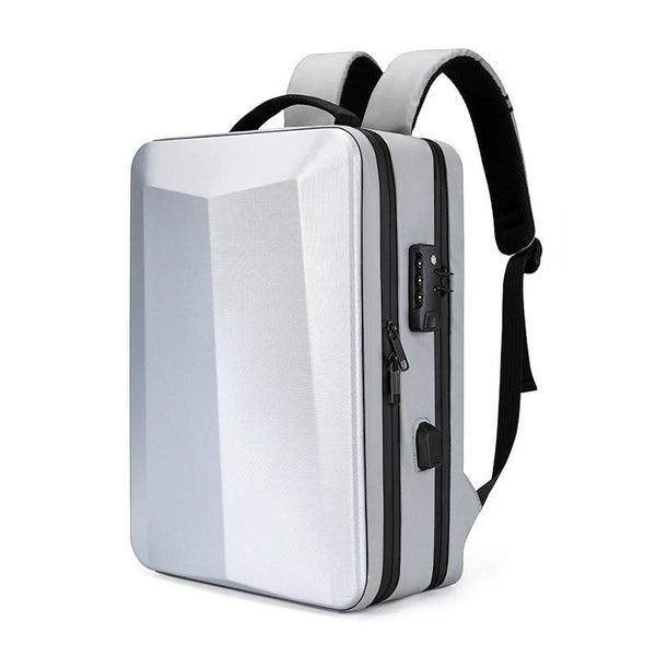 Parallel 15.6 Silver Hard Shell Gaming Backpack Carousel 1