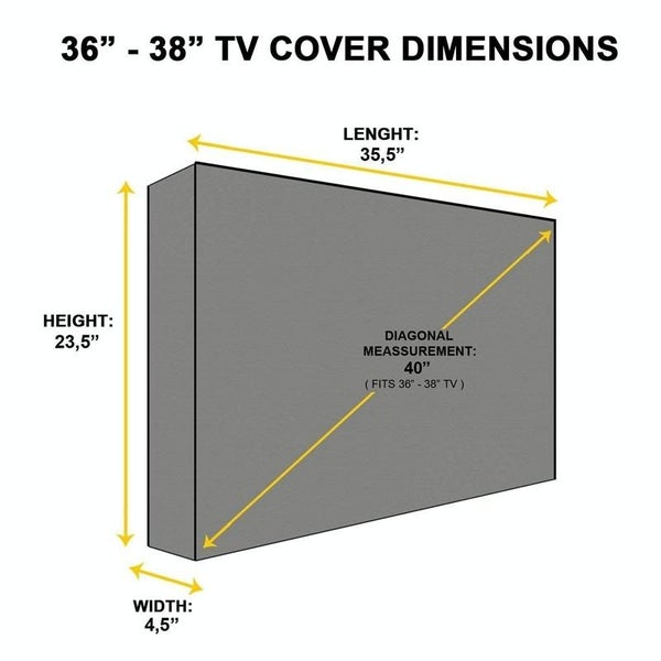Universal Outdoor Tv Cover - Waterproof & Dustproof 30-32 Inch Carousel 2