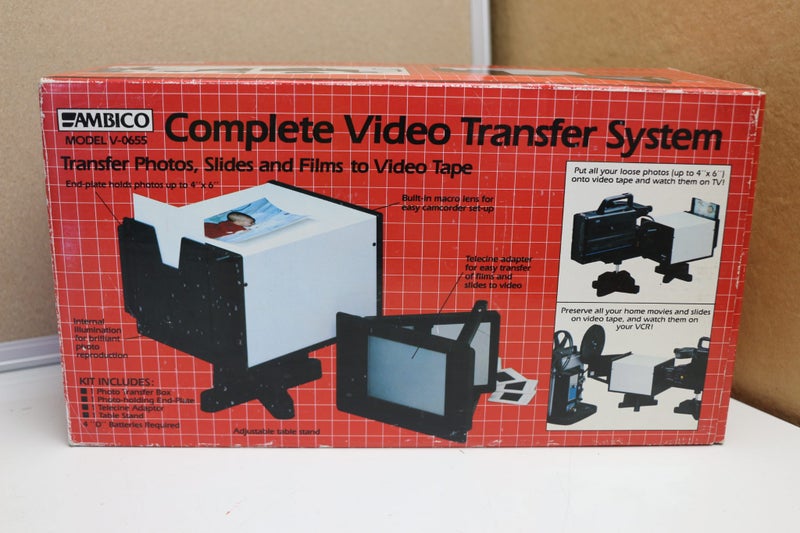 Ambico Video Transfer System - Photo, Slide & Film To VHS *Charity* Carousel 1