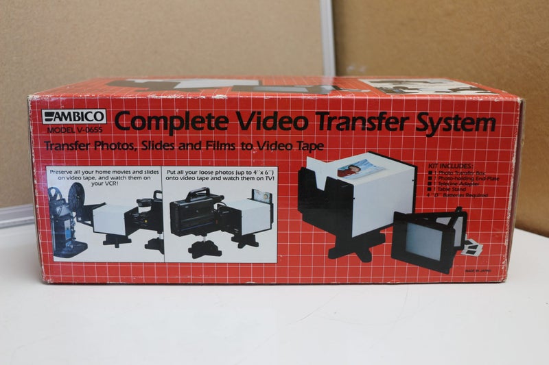 Ambico Video Transfer System - Photo, Slide & Film To VHS *Charity* Carousel 2