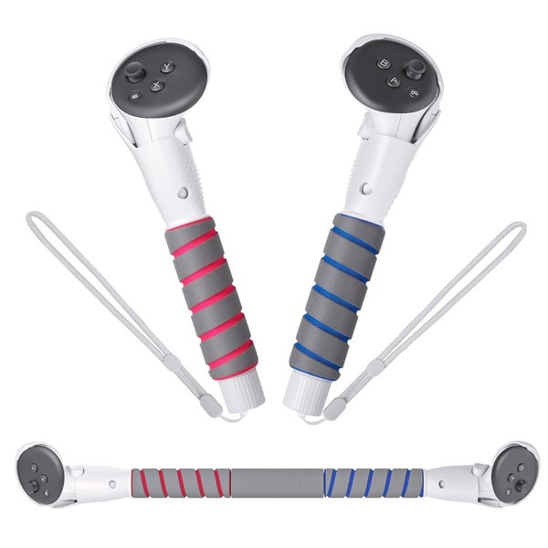 Meta Quest 3 VR Controller Grips - Beat Saber Handle Extensions for Enhanced ... Carousel 1