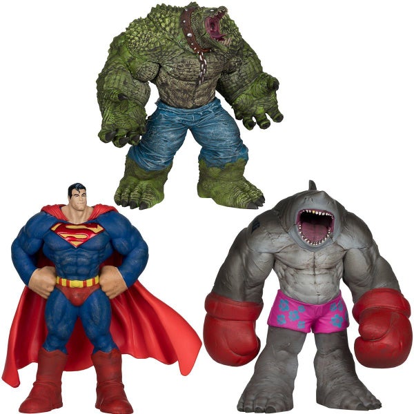 DC Direct Todd's Mods Wave 2: Set of 3 (Superman, King Shark & Killer Croc) Carousel 1