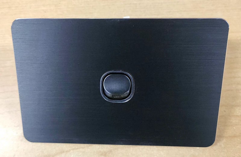 1G 2way switch Black aluminum H Carousel 1