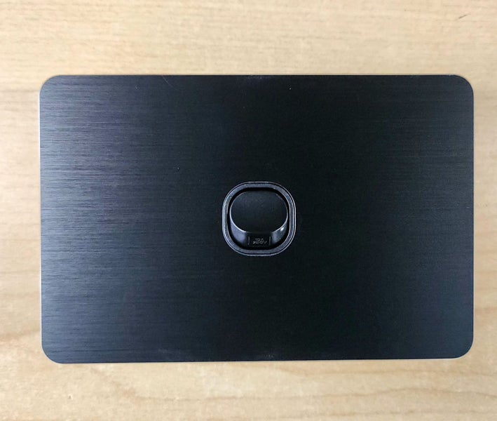 1G 2way switch Black aluminum H Carousel 2