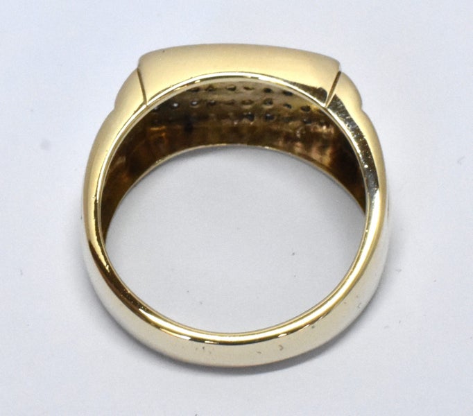 $1,900 9ct Yellow Gold Diamond Dress Ring TCW 0.25cts!! Size V - 176583 Carousel 2