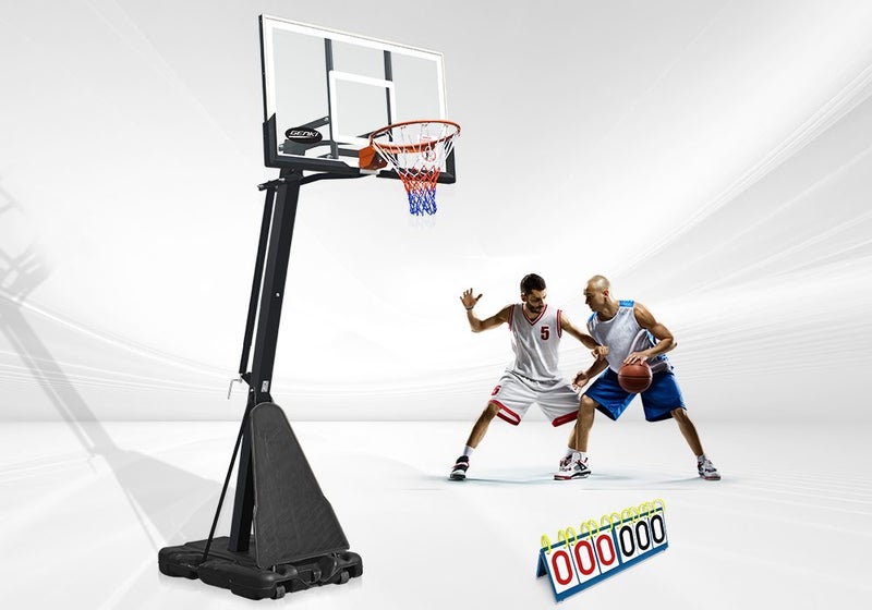 Basketball Hoop and Stand System 2.45m to 3.05m Carousel 2