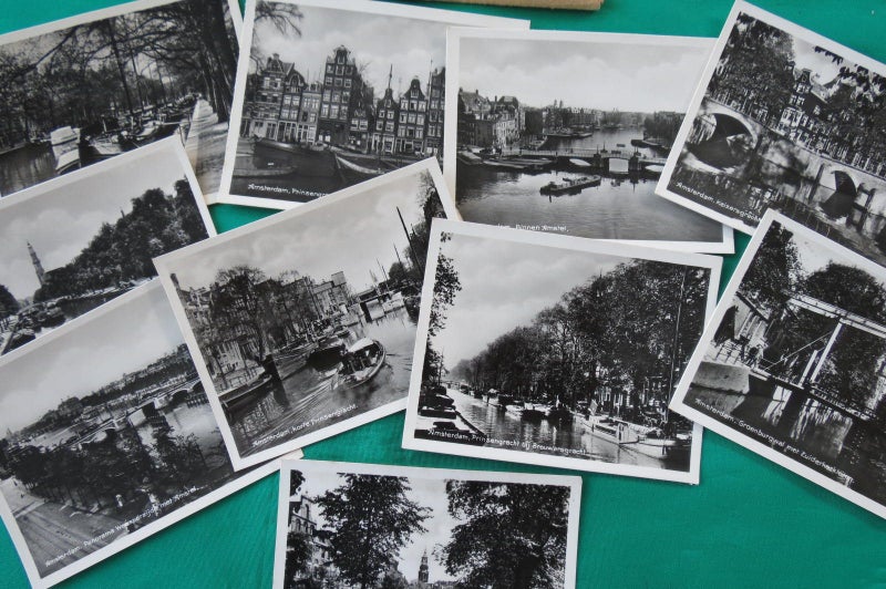 A fine set of 10 Vintage photos , Grachten in Amsterdam. Carousel 2
