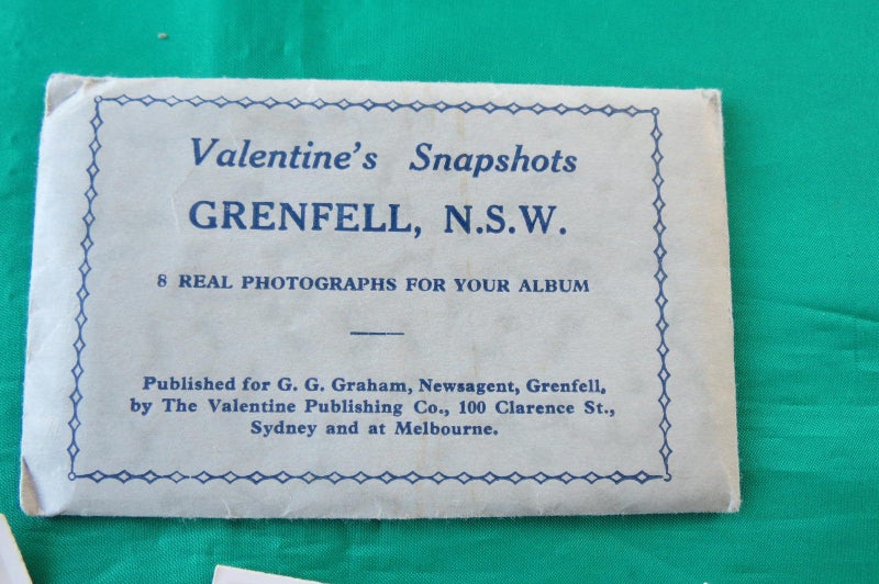A fine set of 8 Vintage photos , Grenfell N.S.W. Australia. Carousel 1
