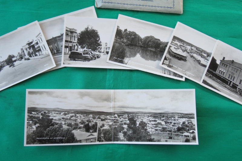 A fine set of 8 Vintage photos , Grenfell N.S.W. Australia. Carousel 2