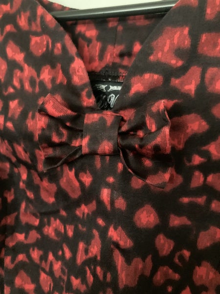 1960's Vintage inspired red and black dress--size S--Fab condition Carousel 2