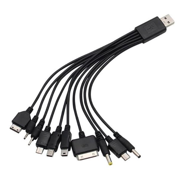 10 in 1 USB Charge Cable Cord Multi Charger Universal Carousel 1