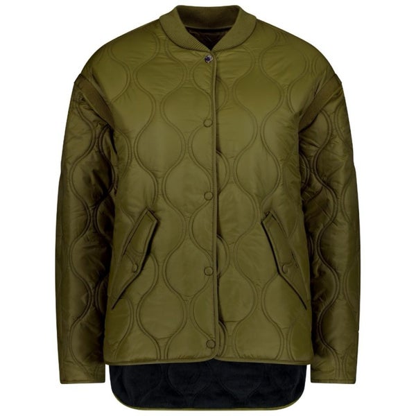TALEI WOMEN'S QUILTED BOMBER - LODEN Carousel 1