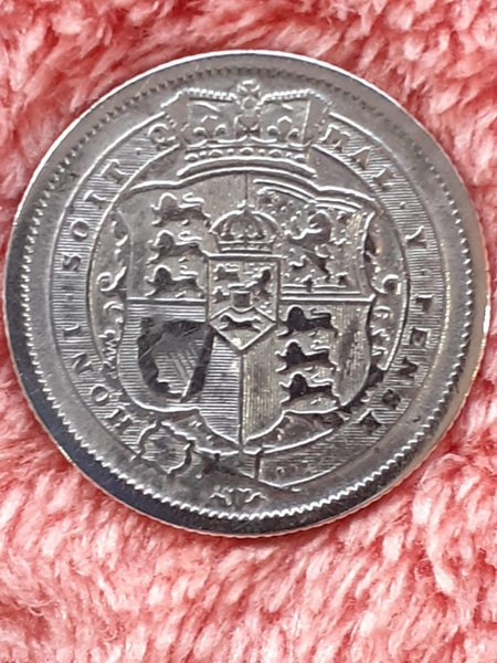 Rare George III shilling (Great Britain) Carousel 2
