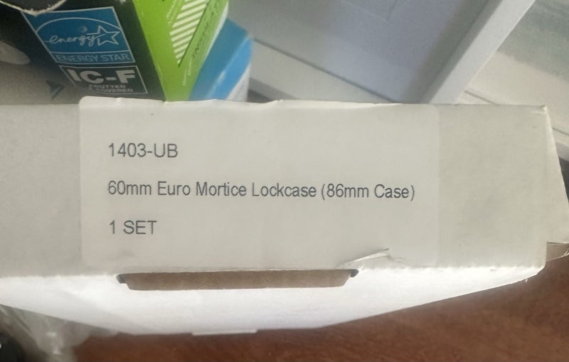 60mm Euro mortice lock case 180mm Carousel 5