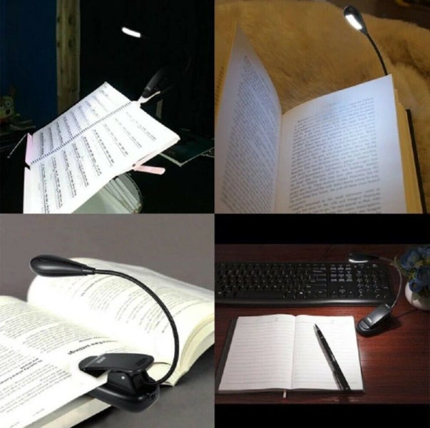 USB Flexible LED Light Lamp For Book Reading Tablet Cool White Carousel 2