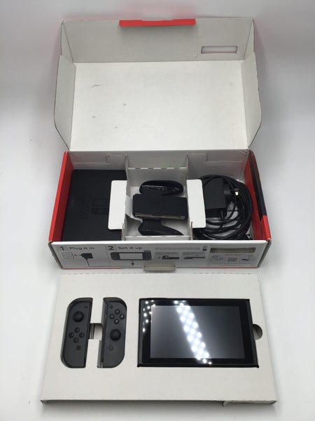 * Grey Nintendo Switch V2 Console BOXED * Carousel 2