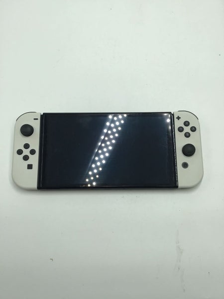 * White Nintendo Switch OLED Console w/ Cables! * Carousel 2