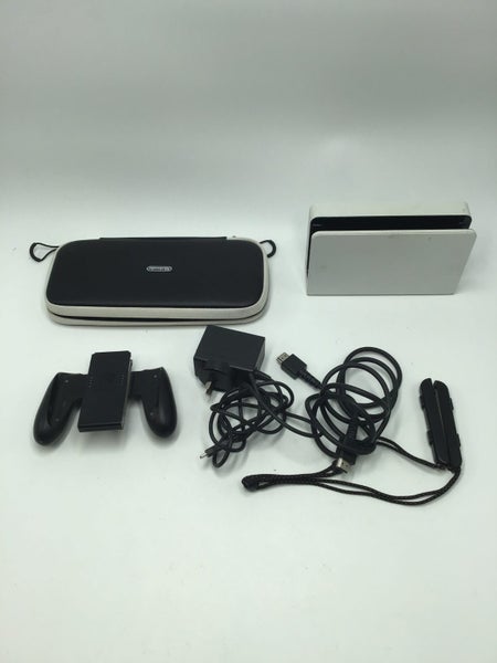 * White Nintendo Switch OLED Console w/ Cables! * Carousel 4