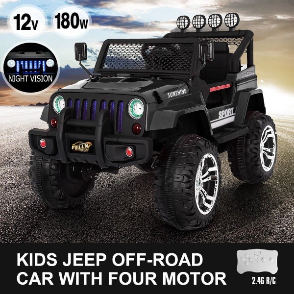 Kids Ride on Car Jeep 4 Motors 180W Carousel 2